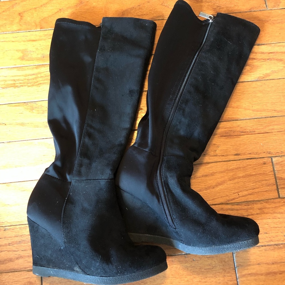 Lane Bryant knee high boots 8 wide